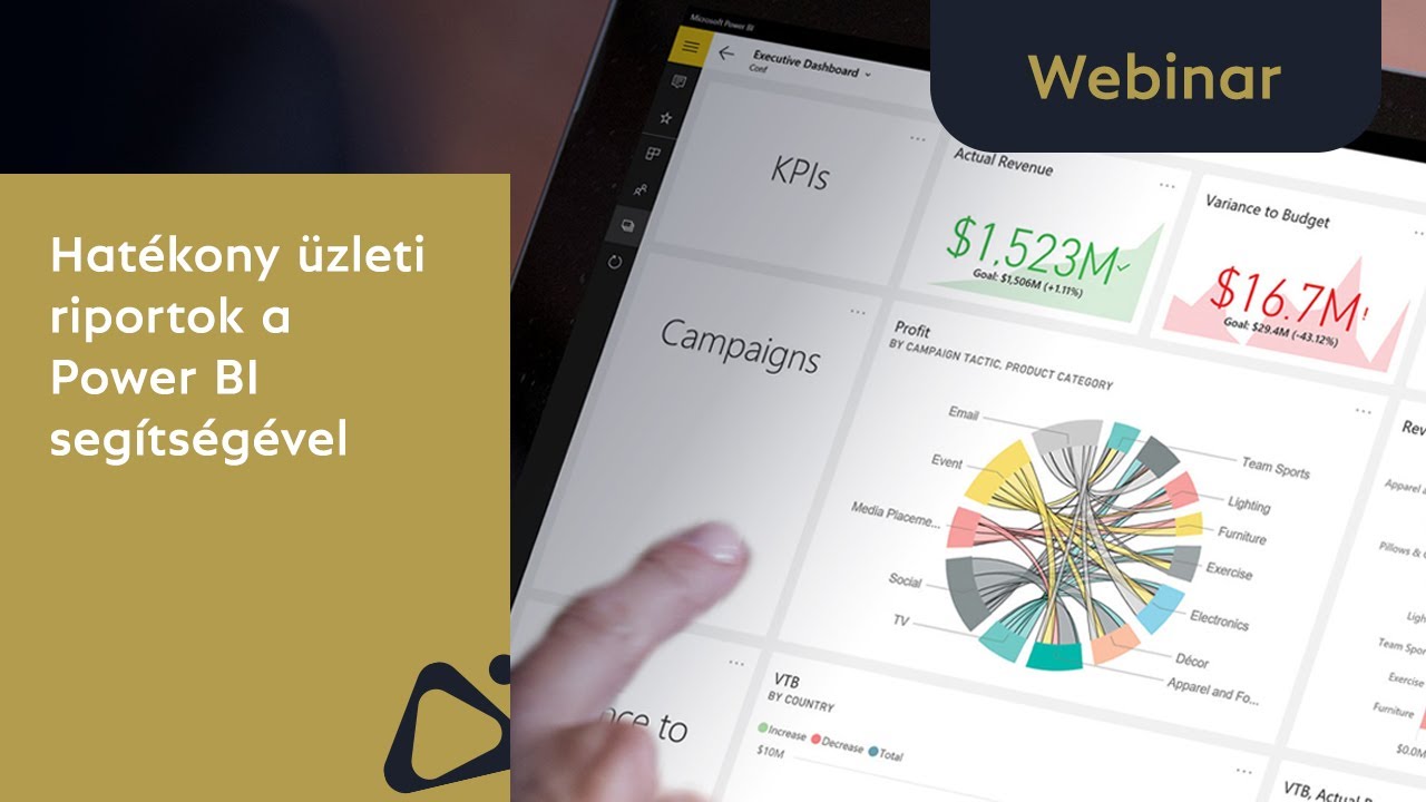 Power BI: Hatékony üzleti riportok a Power BI segítségével (webinár)