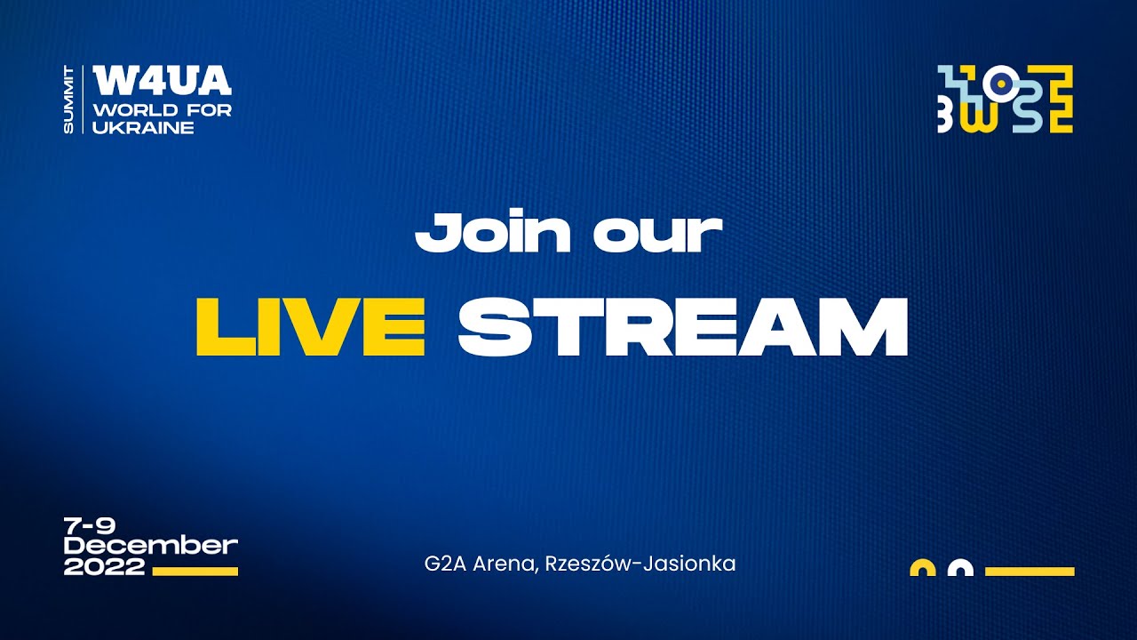 WORLD FOR UKRAINE LIVE STREAM DAY 1 - DECEMBER 7