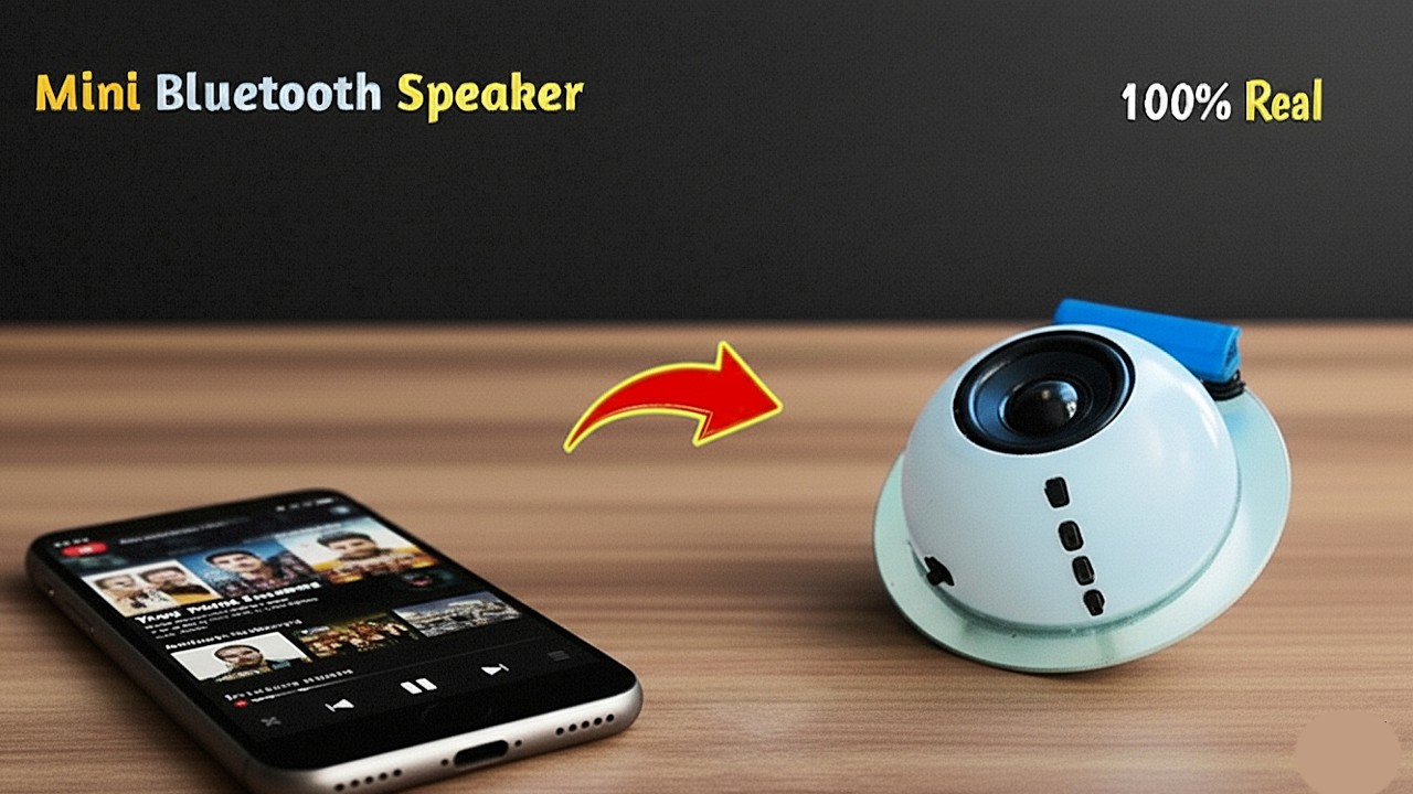 How To Make Mini Bluetooth Speaker 🔊 At Home | Easy Way #diybluetoothspeaker #diy