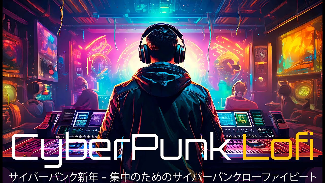 CyberPunk New Year - CyberPunk Lofi Beats for Concentration (4K)