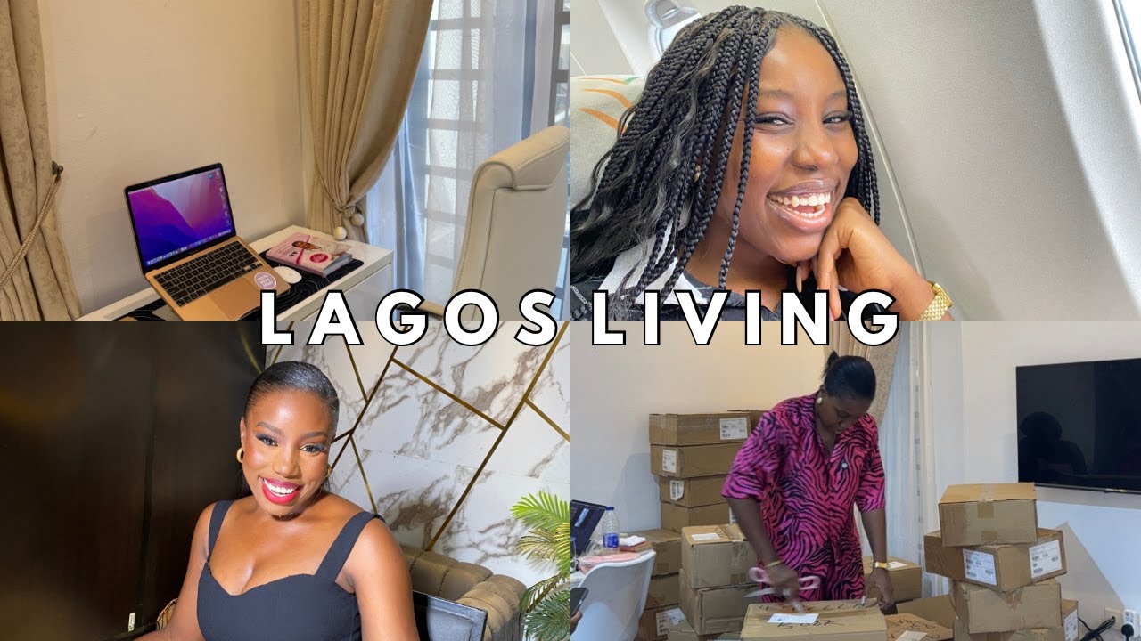LAGOS LIVING: Living alone, running a small business, launching a course, Inventory day & tips 🥰