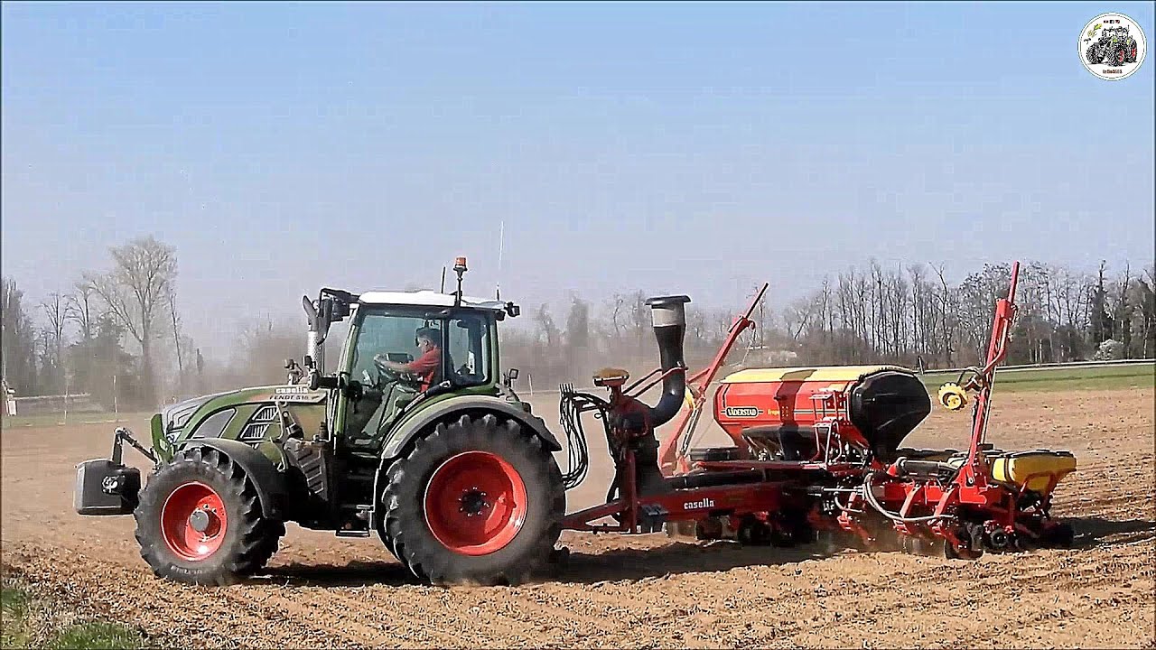 New Fendt 516 Vario S4 + New Väderstad Tempo F8 - ANSELMI - Seeding corn 2022