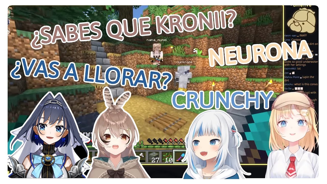 Gura, Ame y Kronii tienen una platica intelectual y Kronii le hace bullying a Mumei  [Sub Español]