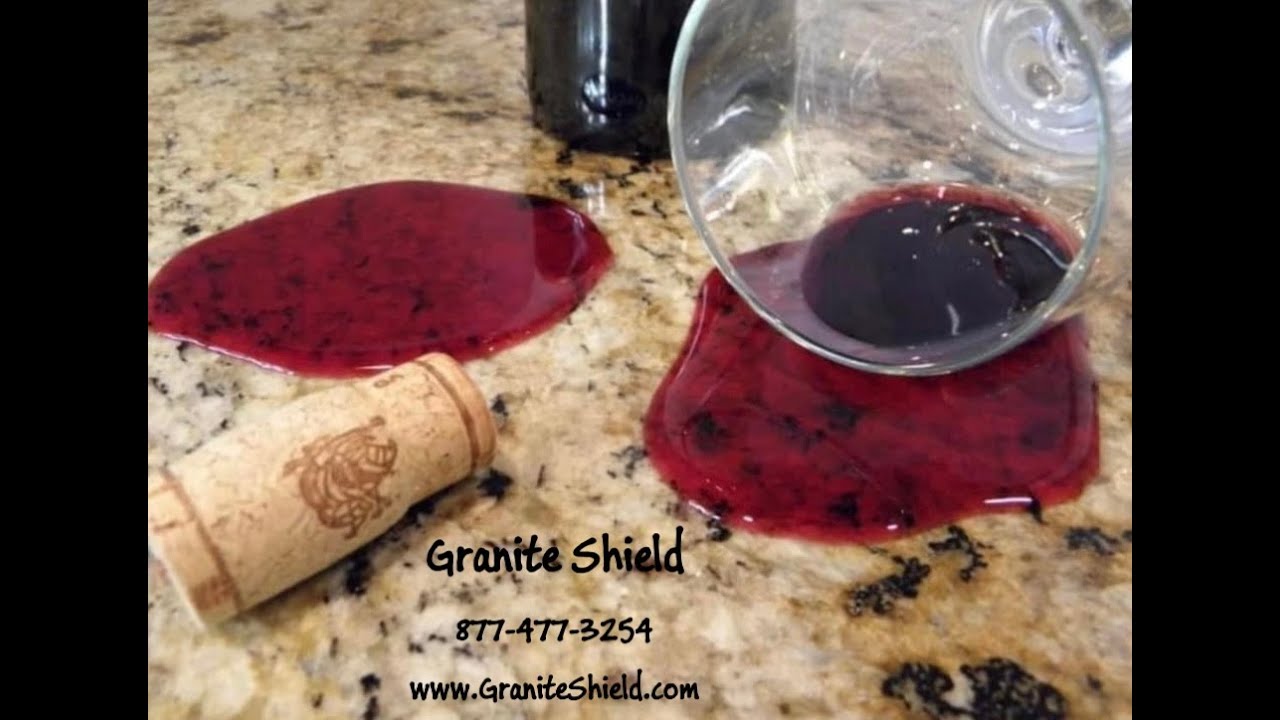 Sealing Granite the Granite Shield Way - Smoother, Shiner & Maintenance Free