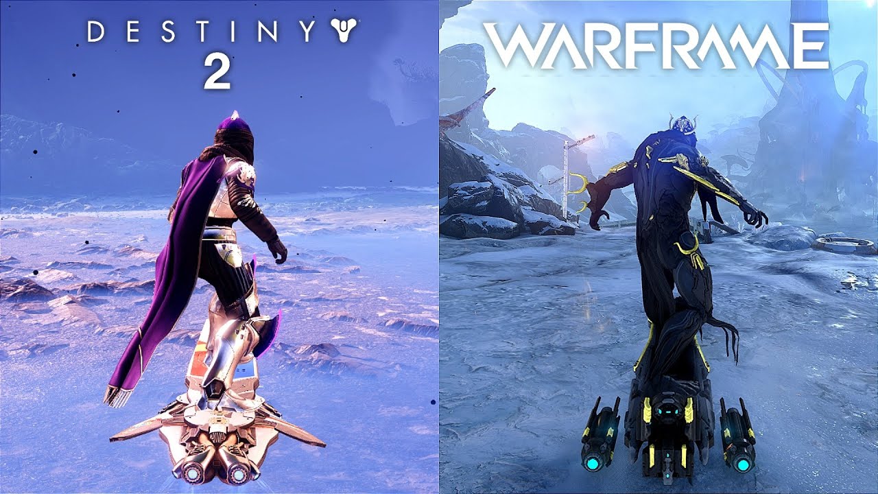 Destiny 2 Skimmer vs Warframe K-Drive