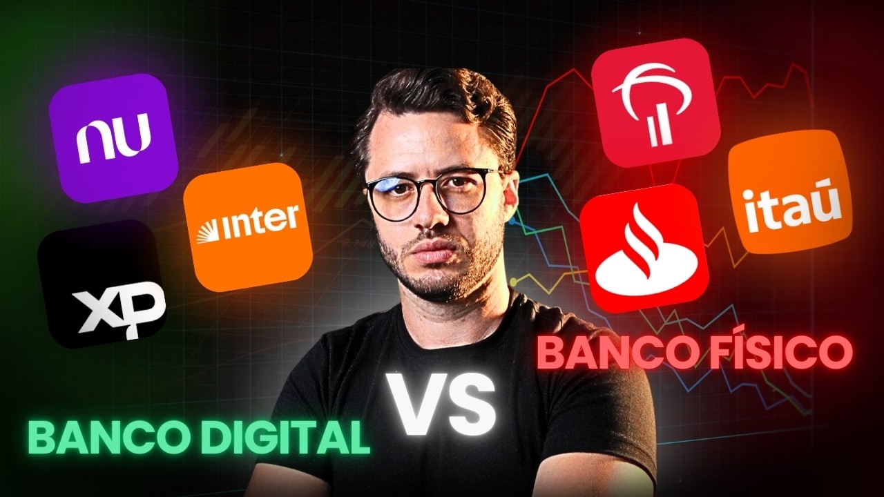 Bancos DIGITAIS vs Bancos TRADICIONAIS. Qual o MELHOR?