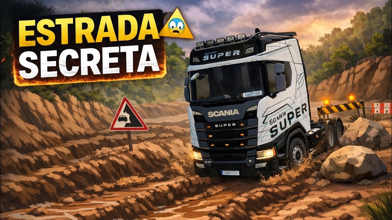 ENTREI NA ESTRADA SECRETA DO MAPA BRASILEIRO 😱 | Euro Truck