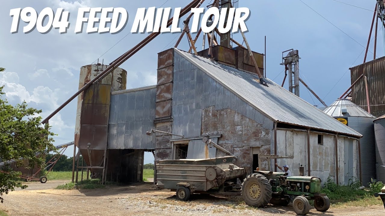 Rustic Feed Mill Near Me |  Tour Over 100 Years Old Farmers: Feed Seed Grain Hay 4th Generation Farm