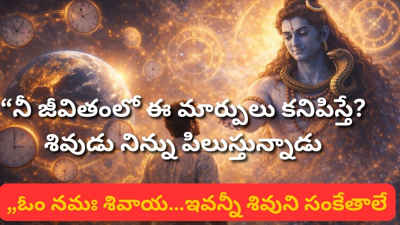 “నీ జీవితంలో ఈ మార్పులు కనిపిస్తే? శివుడు నిన్ను పిలుస్తున్నాడు🙏|“This Is Shiva’s Message for You”|