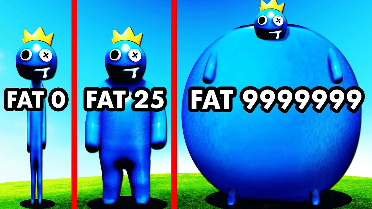 Growing FATTEST RAINBOW FRIEND In GTA 5