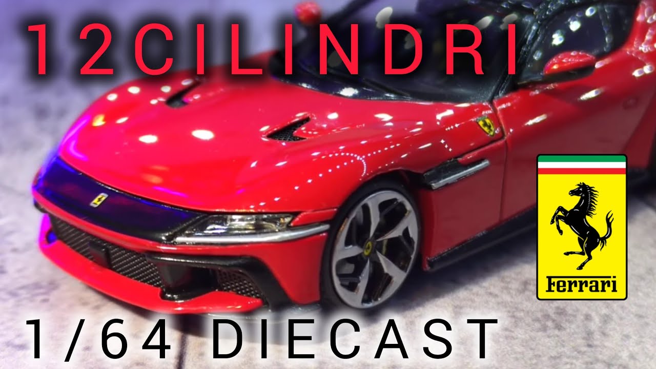 Ferrari 12Cilindri 1/64 Diecast by Phantom Knights
