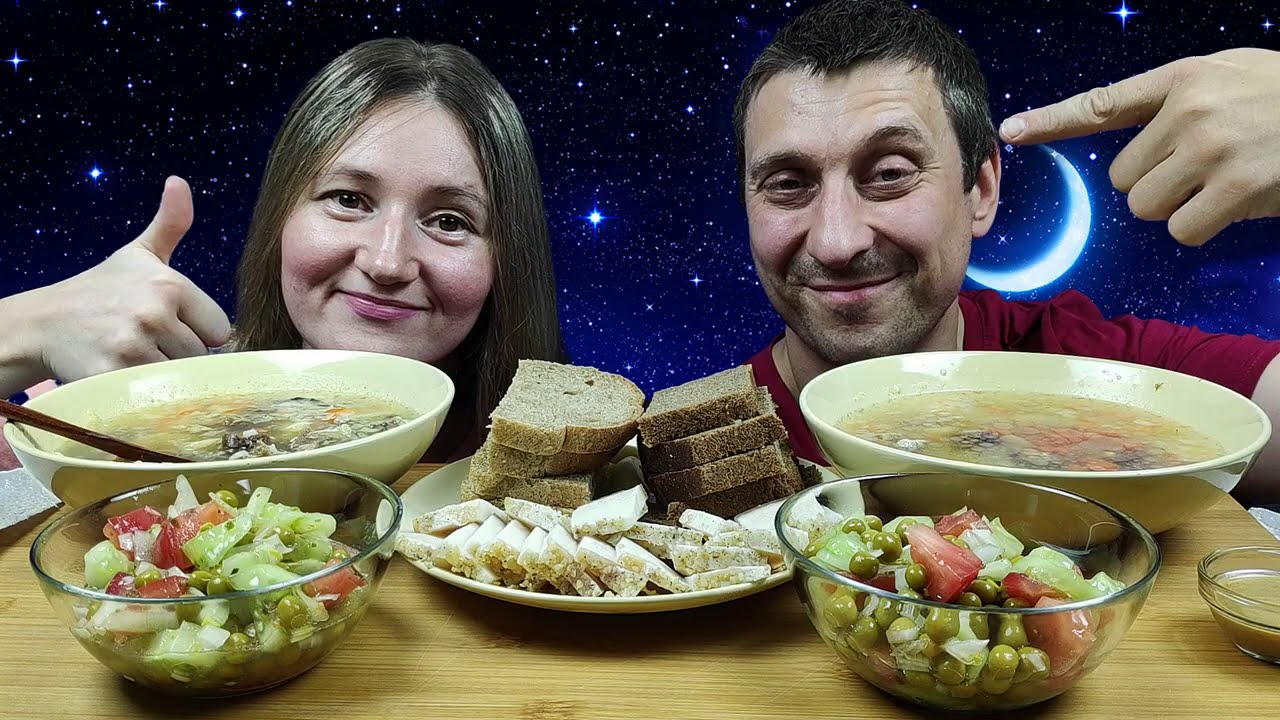 МУКБАНГ ВКУСНЫЙ СУП НА УЖИН | MUKBANG DELICIOUS SOUP FOR DINNER #soup #mukbang #мукбанг #asmrrussia