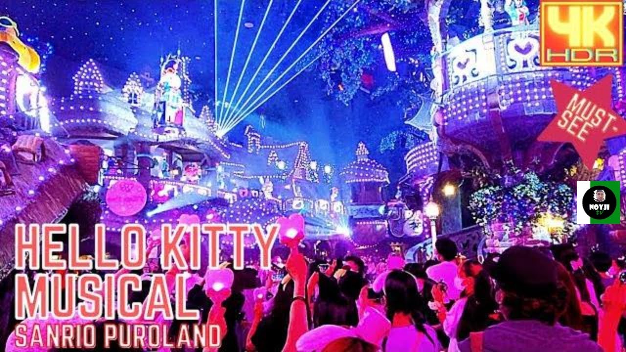 HELLO KITTY MUSICAL | NAKAYOKU CONNECT | KAWAII KABUKI | JAPAN WALK | 4K 