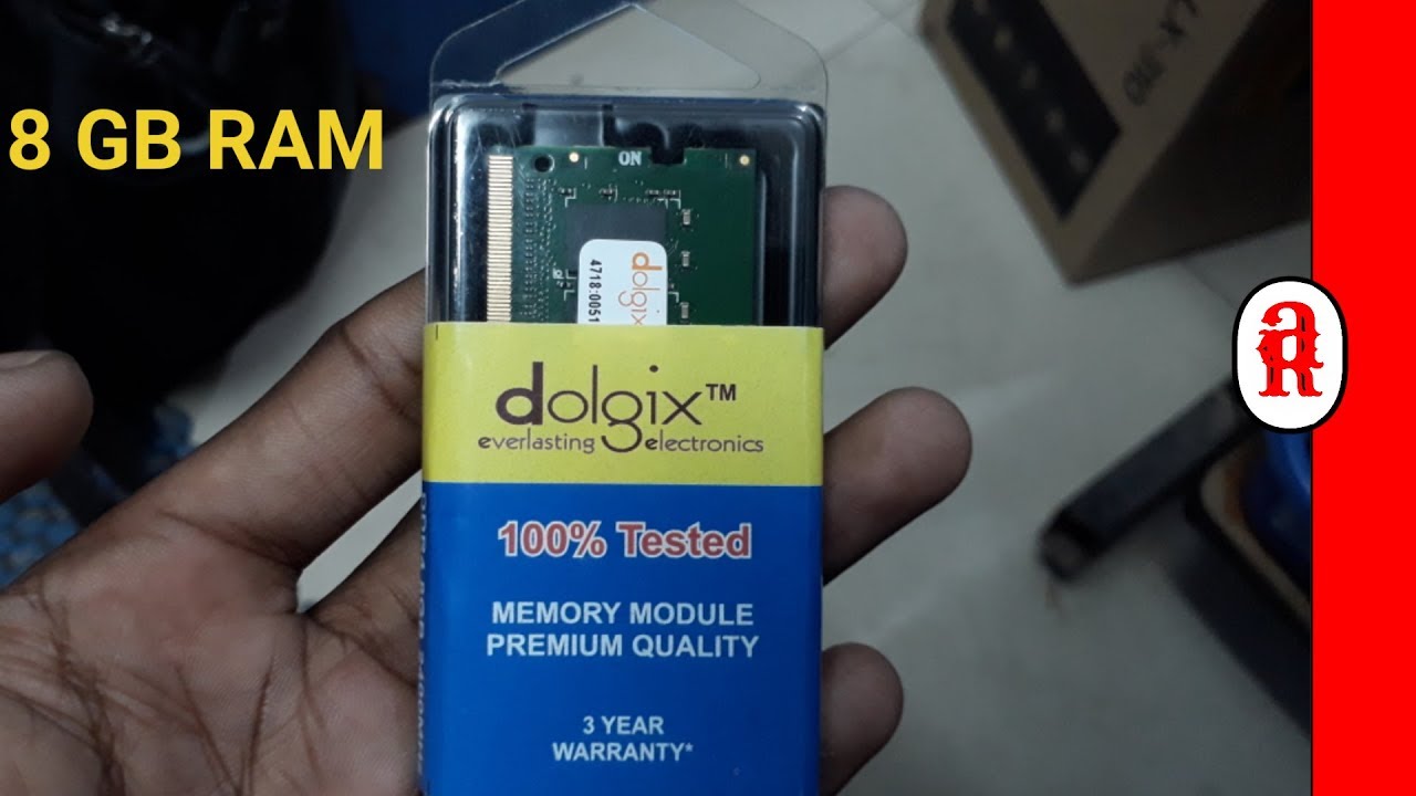 Dolgix 8 GB DDR4 ( 2400 MHz )  Laptop RAM  Unboxing ..