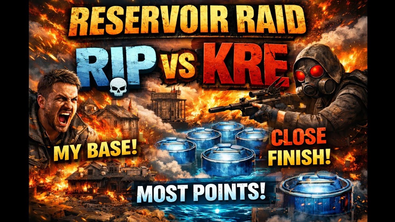 Reservoir Raid WAR! RIP vs KRE | They Tried to Burn My Base – Epic Finish!