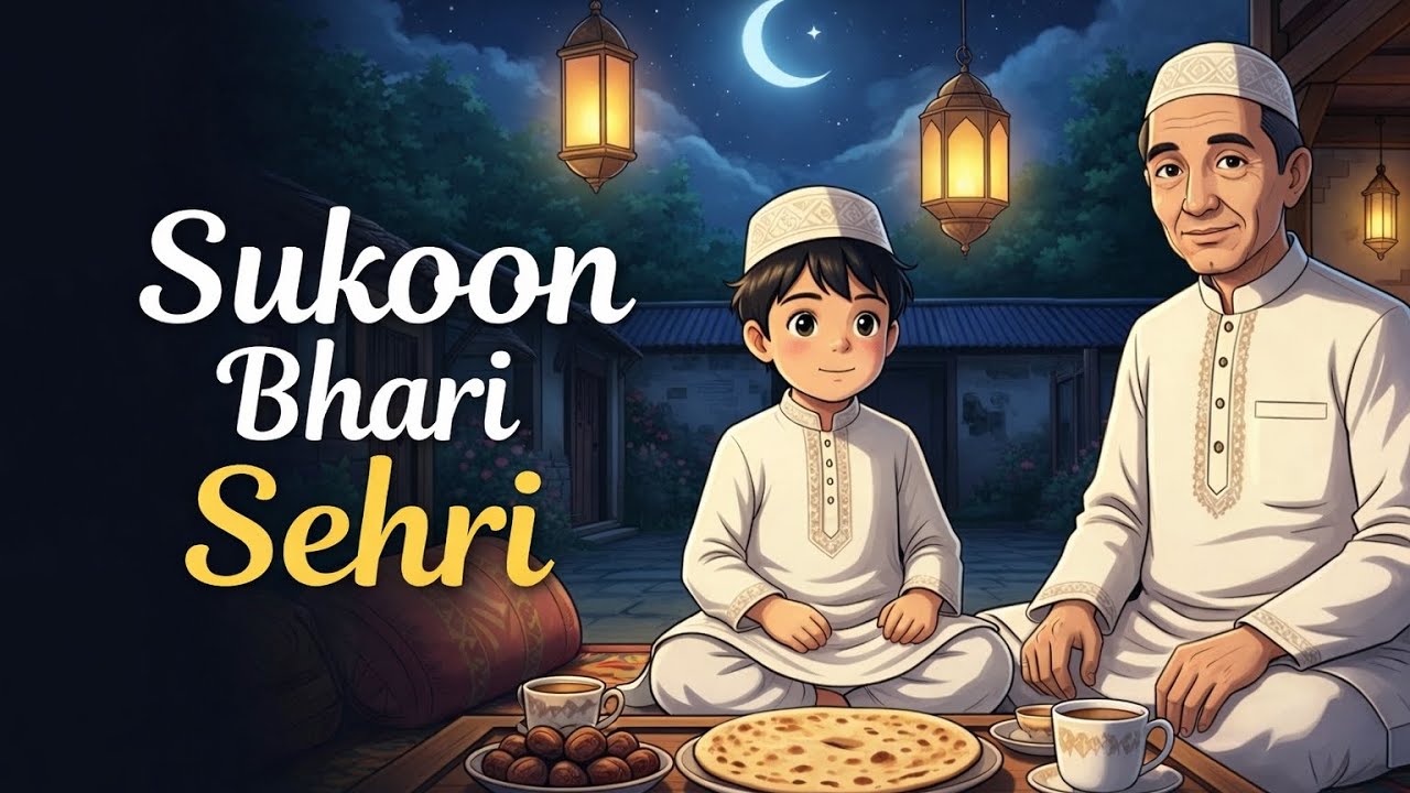 Ramzan Ki Pyari Raat 🌙✨ | Gaon Mein Abbu Beta Ki Sehri (ASMR)