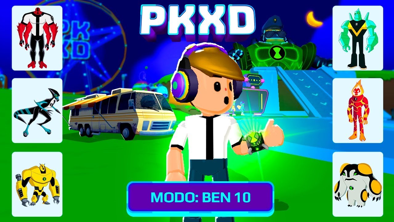 CONSEGUI O NOVO OMNITRIX DO BEN 10 NO PK XD COM TODOS OS ALIENS