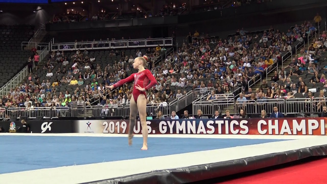 Nola Matthews – Floor Exercise – 2019 U.S. Gymnastics Championships – Junior Women Day 2
