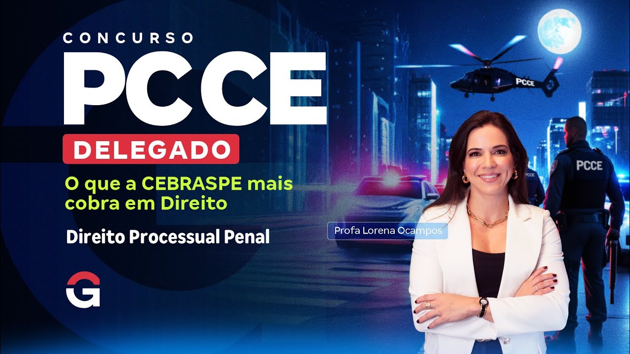 Concurso Delegado PC CE | O que a CEBRASPE mais cobra em Direito Processual Penal