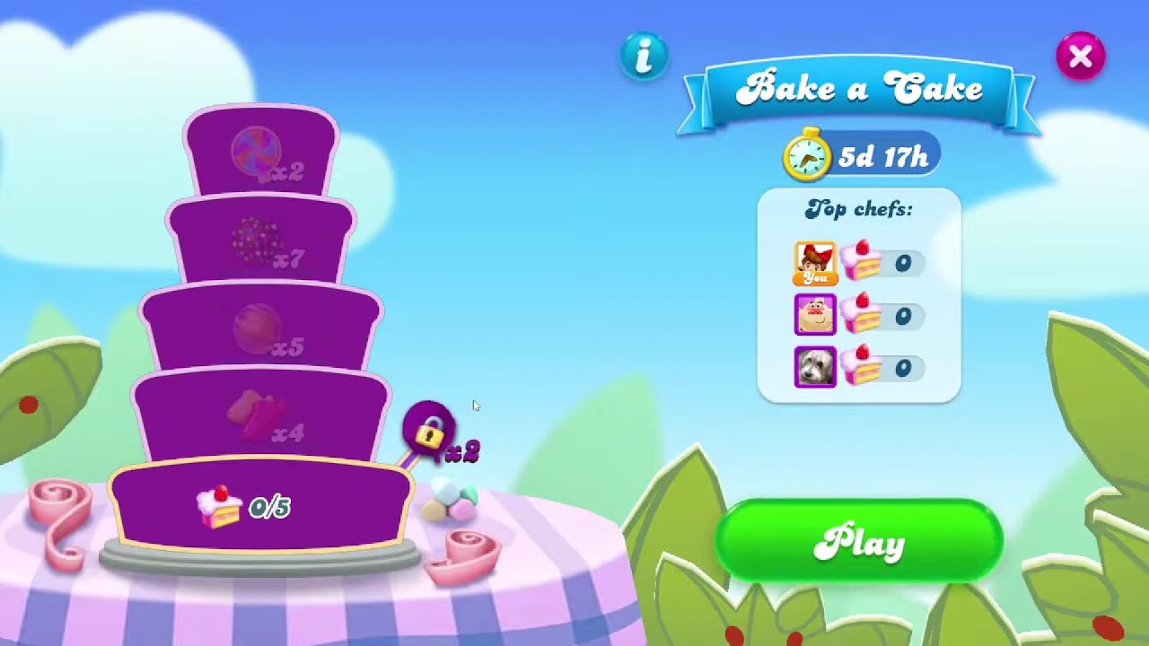 Candy Crush Soda Bake a Cake || Playing with Boosters