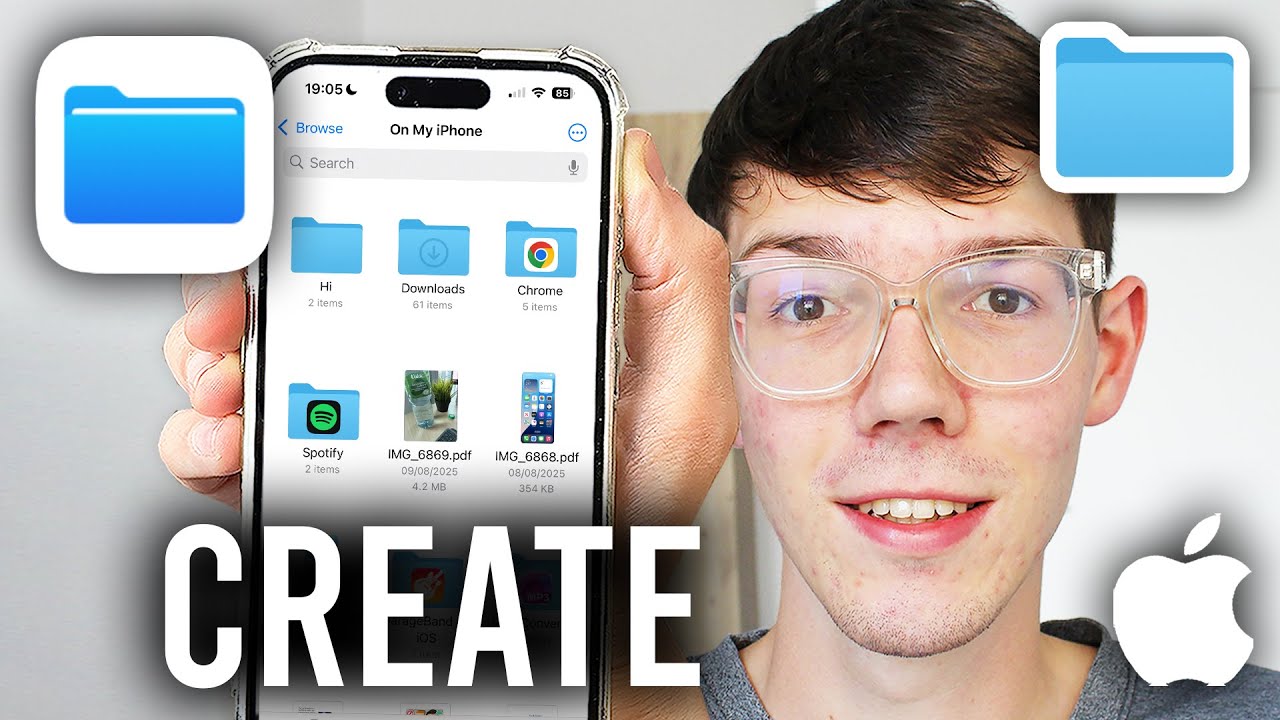How To Create Folder On Files On iPhone - Step By Step