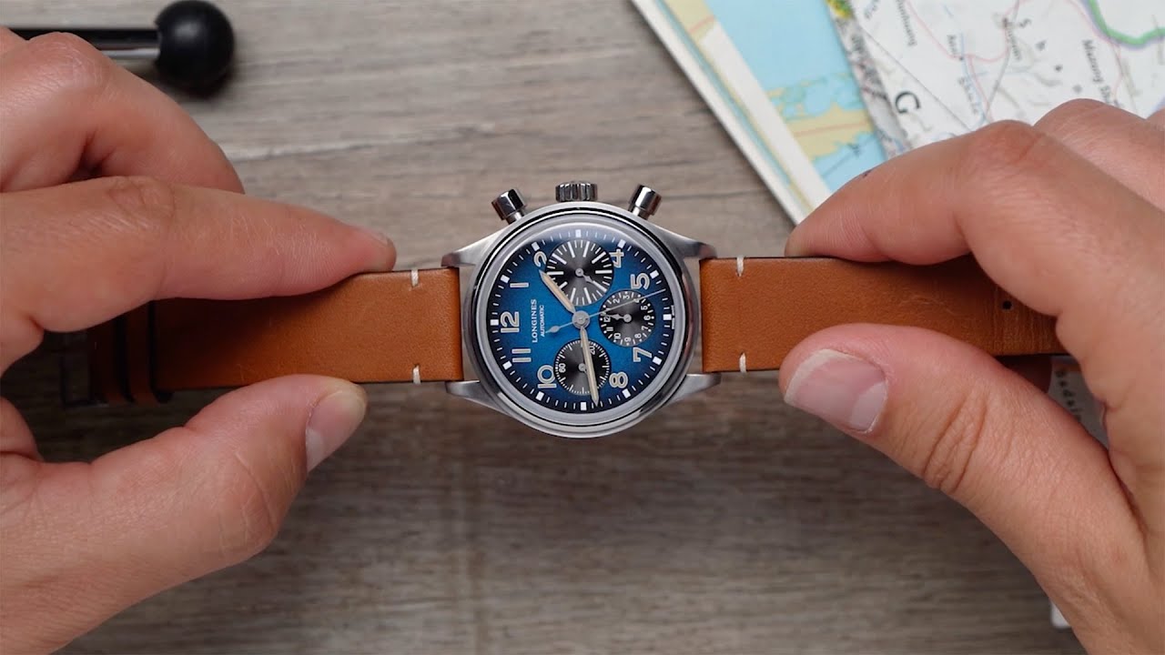 Longines Avigation BigEye in Titanium and Petroleum Blue