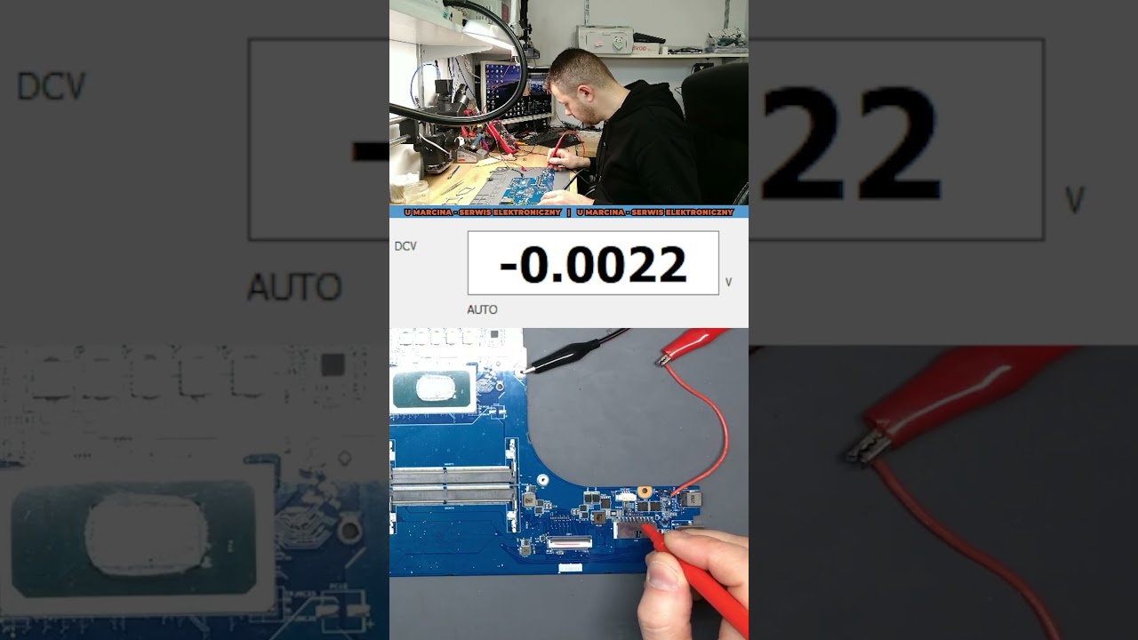 ⚡ Nie tylko mostek &ndash; winne zalanie! #NaprawaLaptopa #BGA #SerwisLaptop&oacute;w #msi