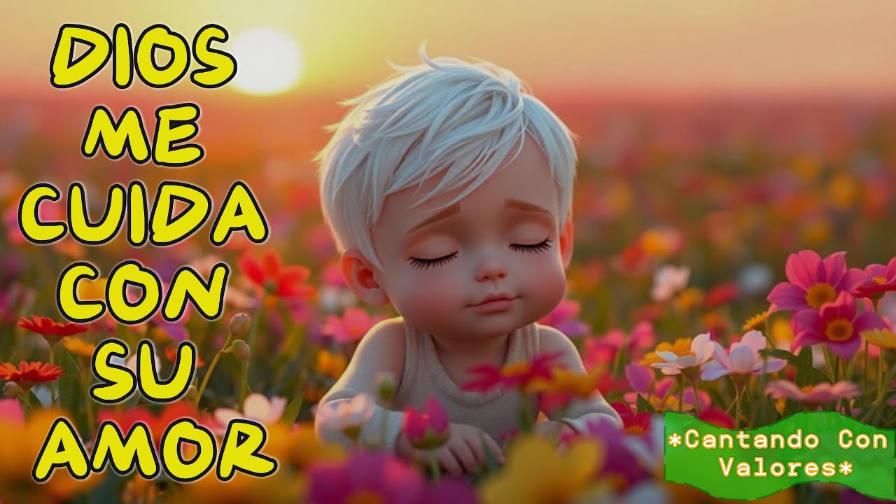 🌟 Dios me cuida con amor | Canción Infantil Cristiana 🎶💖