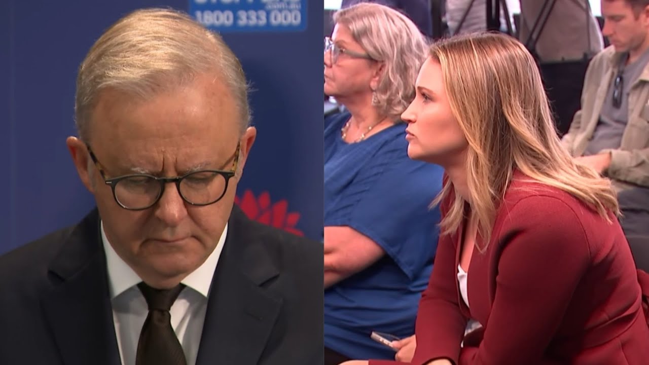 'Has your government failed Jewish Australians?': PM grilled at media conference after Bondi attack