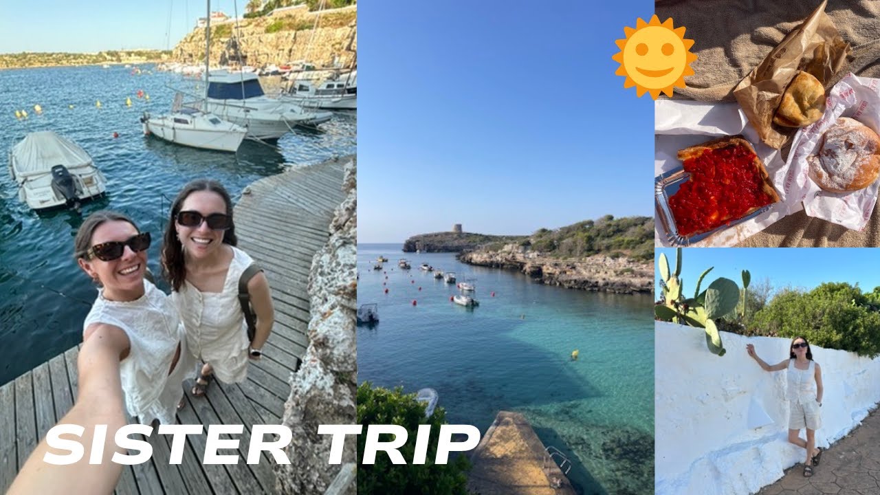 SISTER TRIP TO MENORCA 🌞 BEACH PICNICS + HIDDEN  COVES + RESTAURANTS