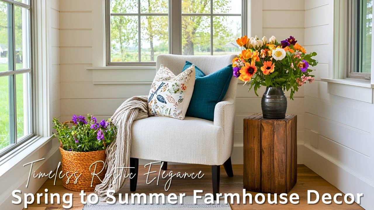 Breathtaking Spring to Summer Farmhouse Decor | Rustic Elegance That Transforms Your Home