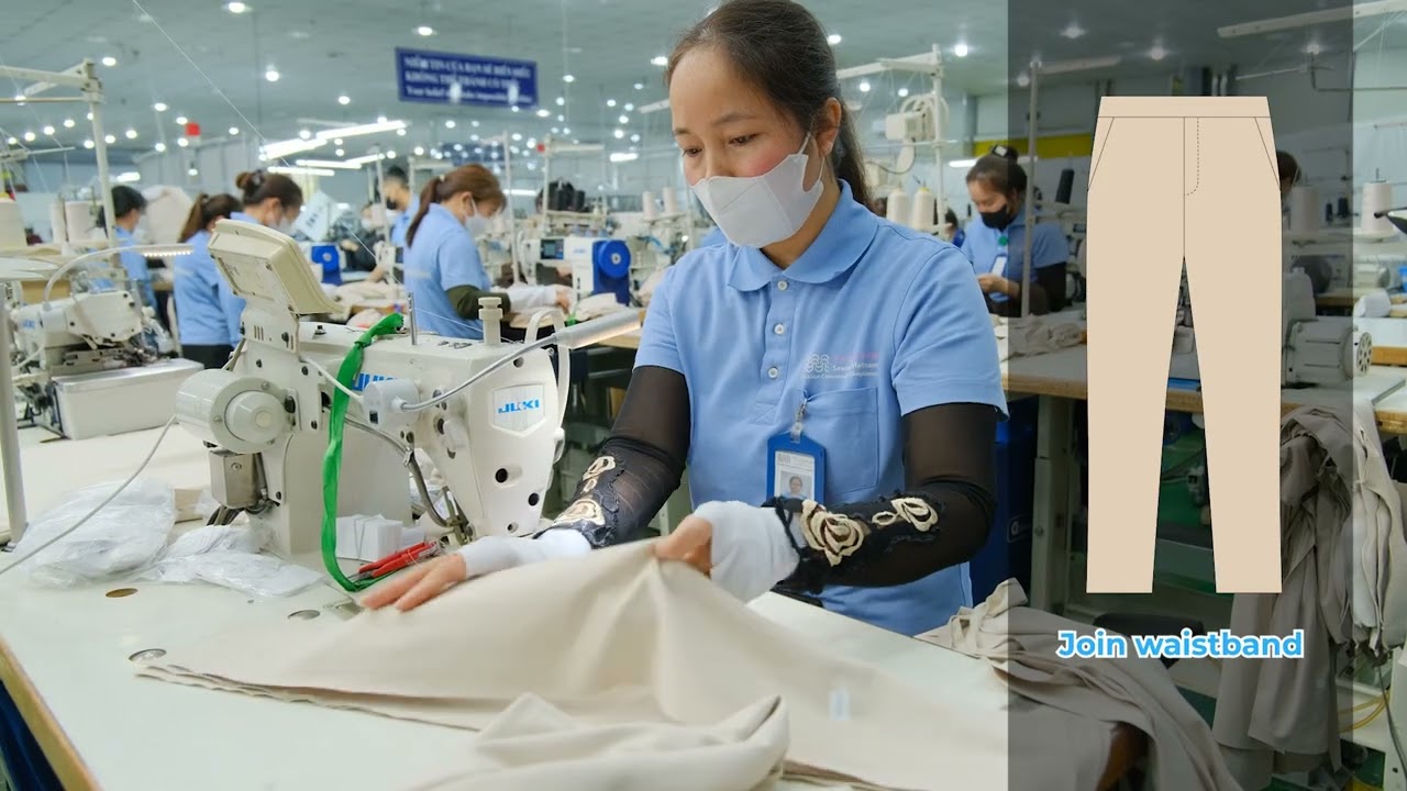 Process of Making Relaxed Straight Pants | Vietnam Clothing Manufacturer | Vietnam Textile Insider