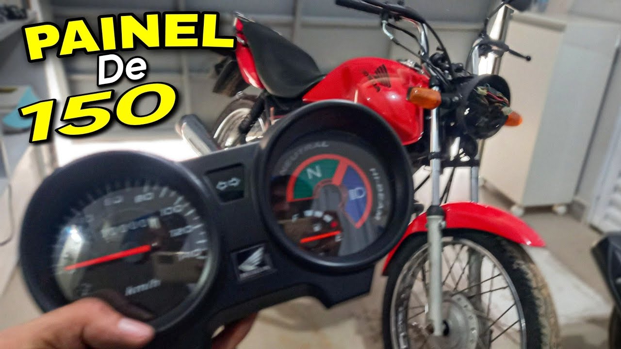COMO INSTALAR O PAINEL DE 150 NA FAN 125 *ficou top😱*