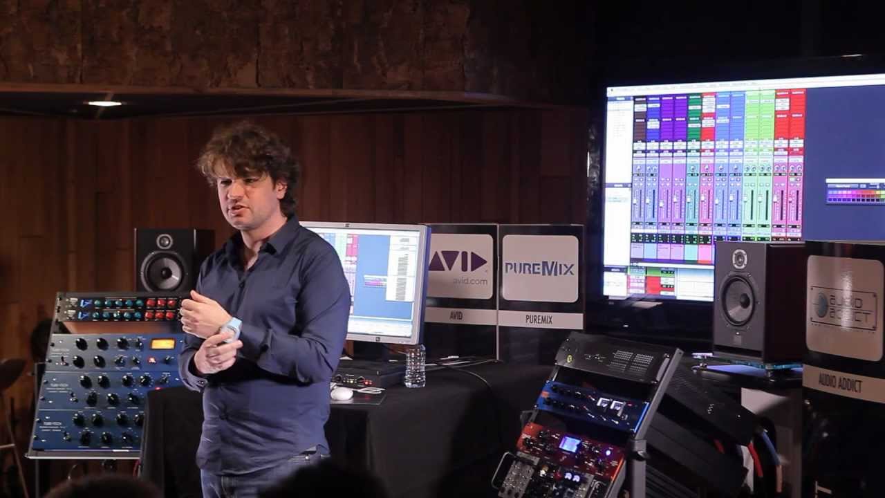Mezcla en vivo de una canción de Will Knox por Fab de Puremix con Pro Tools HDX en Audiodays