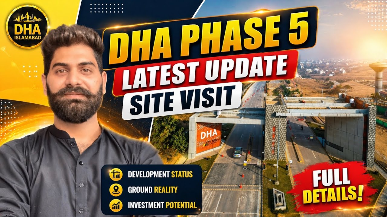 DHA Phase 5 Islamabad Full Tour | Plots for Sale | Best Investment Options