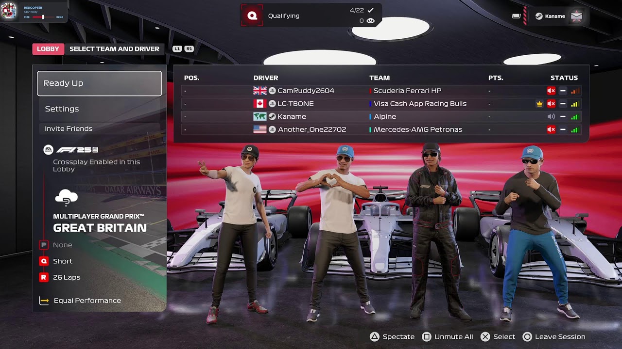 F1 25 League Race Reserving In Mushroom Cup R12 Silverstone