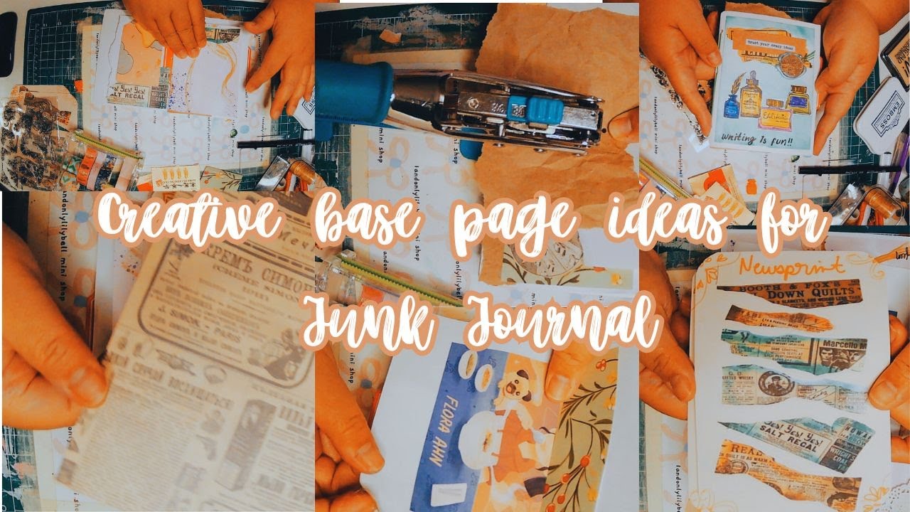 How To Make Junk Journals | Ideas For Base Pages