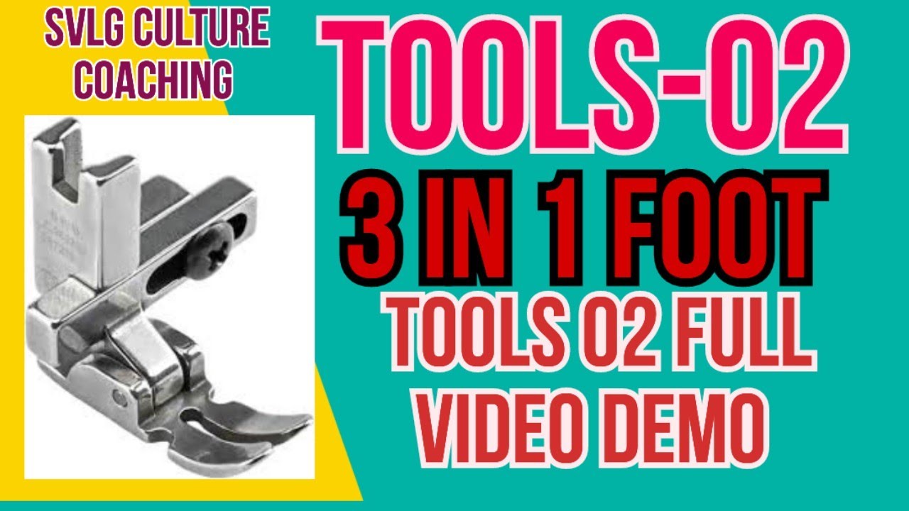 TOOLS-  02 sewing machine tools tutorial demo #tools #stiching #t3 #sewing