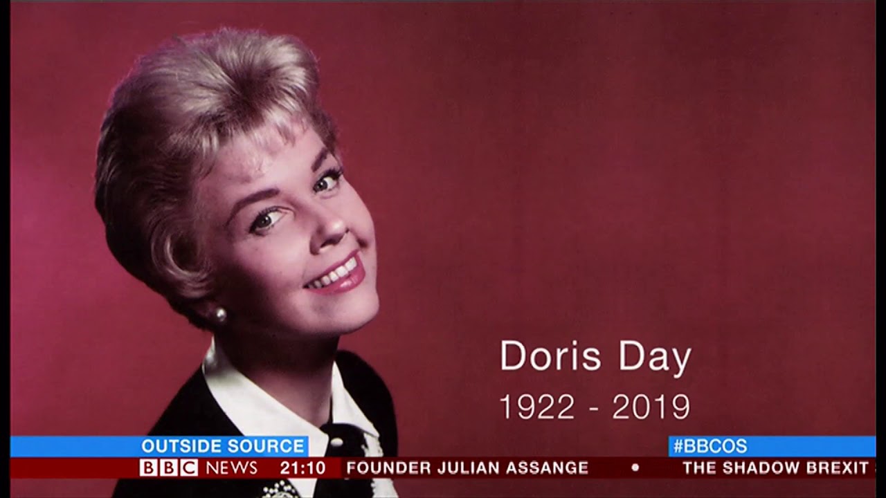 Doris Day passes away (1922 - 2019) (USA) - BBC & ITV News - 13th May 2019