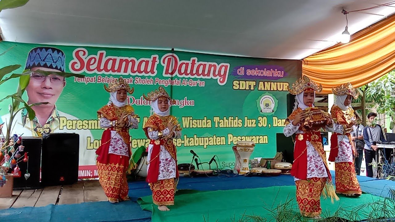 Tampilan Tari Sembah anak anak SD IT AN NUR GEDONG TATAAN- PESAWARAN