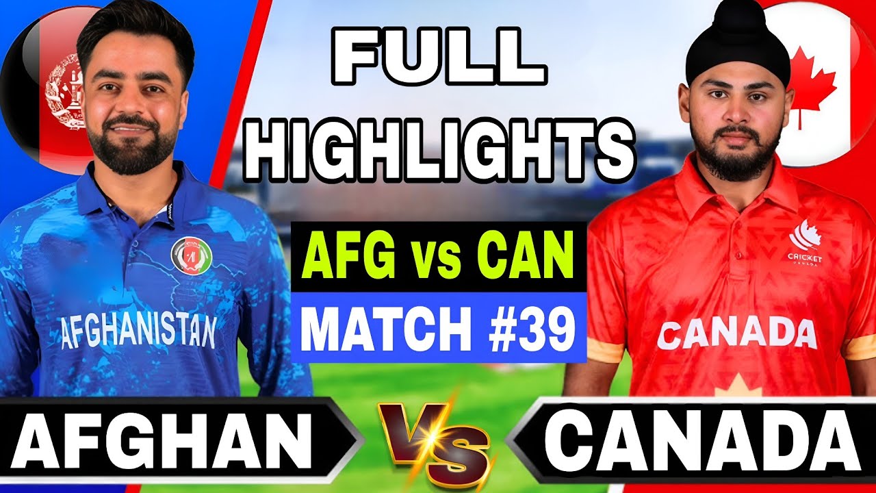 Afghanistan vs Canada Highlights | T20 world cup today Highlights | AFG vs CAN FULL HIGHLIGHTS 