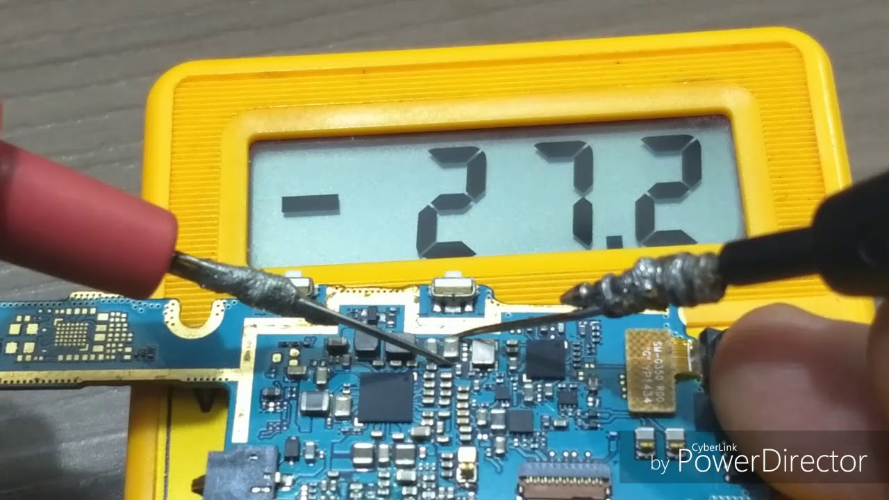 Como testar capacitor cerâmico na placa de um celular
