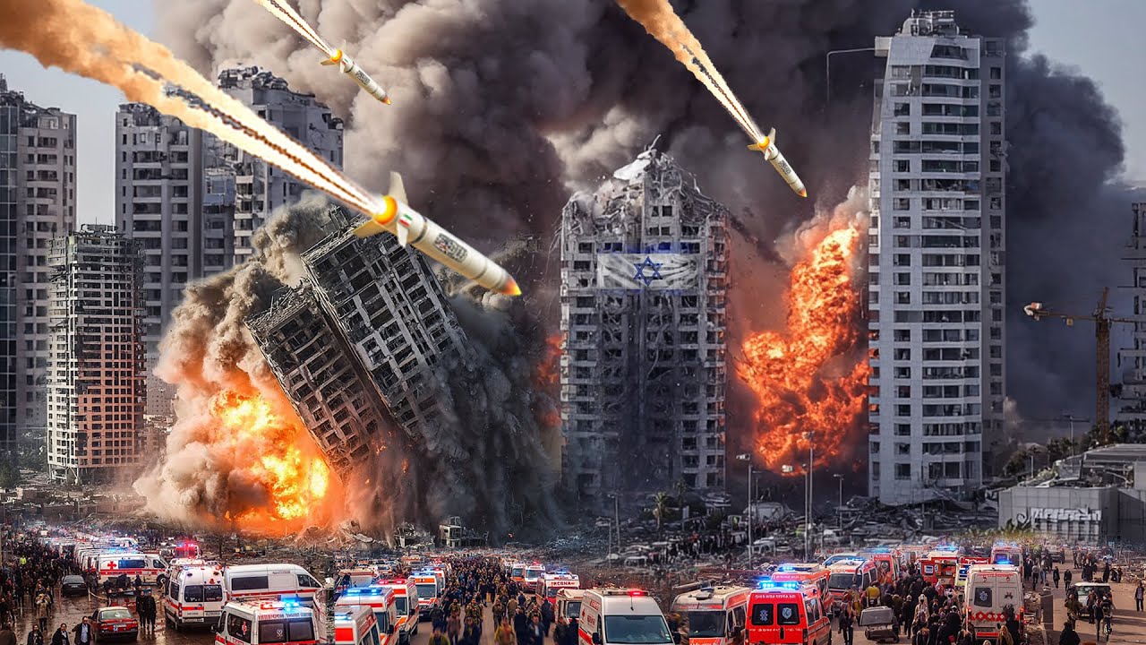 TEL AVIV BENAR² HANCUR, ISRAEL-AS MENGAKU KALAH? Kondisi Israel Setelah Tak Henti Dibombardir Iran