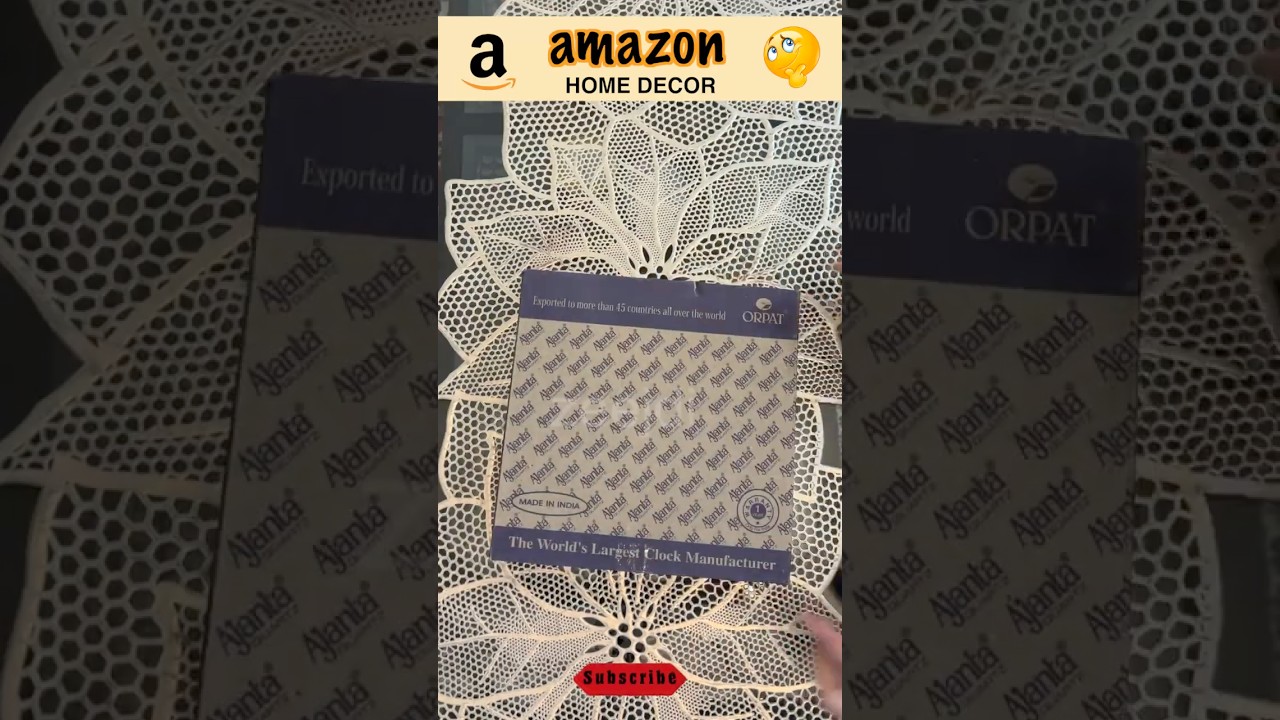 Ajanta Wall Clock from Amazon | Best Budget Home Decor Product Review 