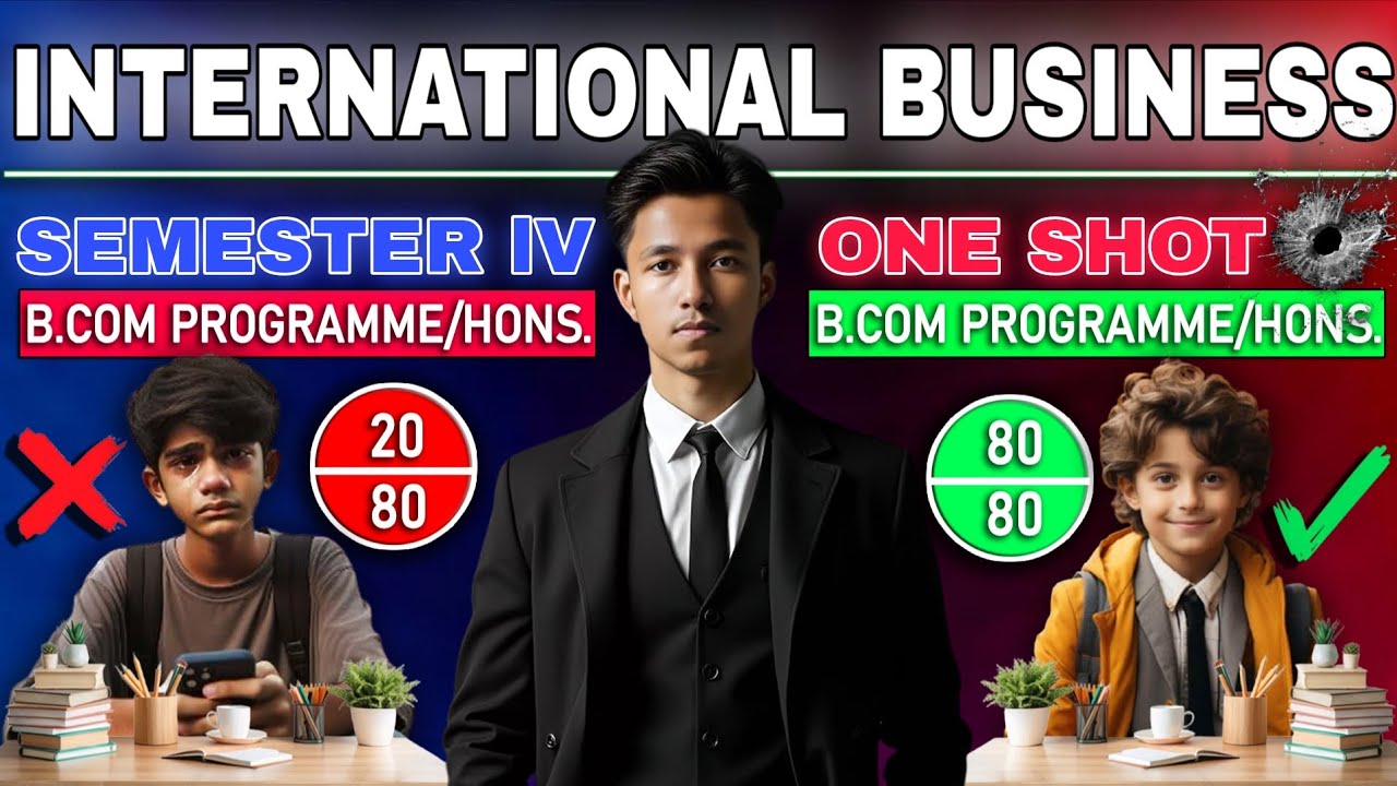 International Business Semester 4 One Shot 🎯 |  B.com Programme | B.com Hons. | Du Sol