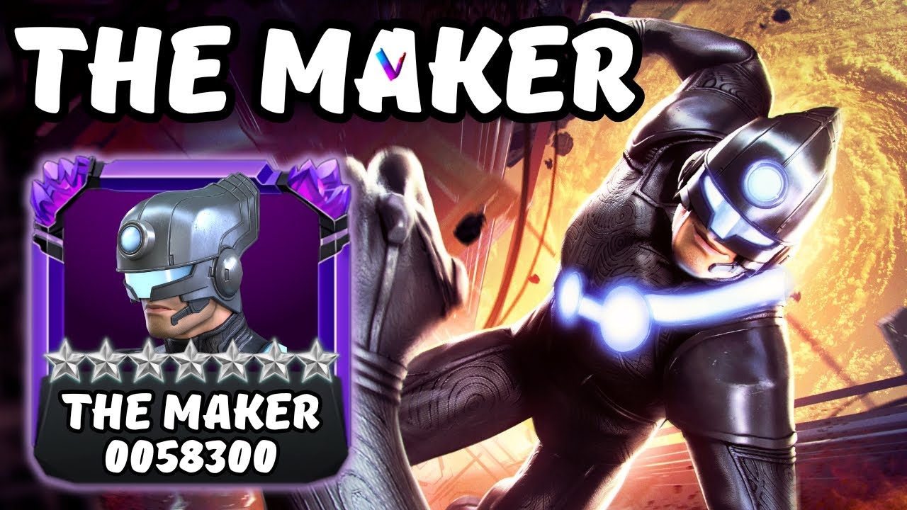 The Maker: демонстрация урона, полезности и вращения — MCoC