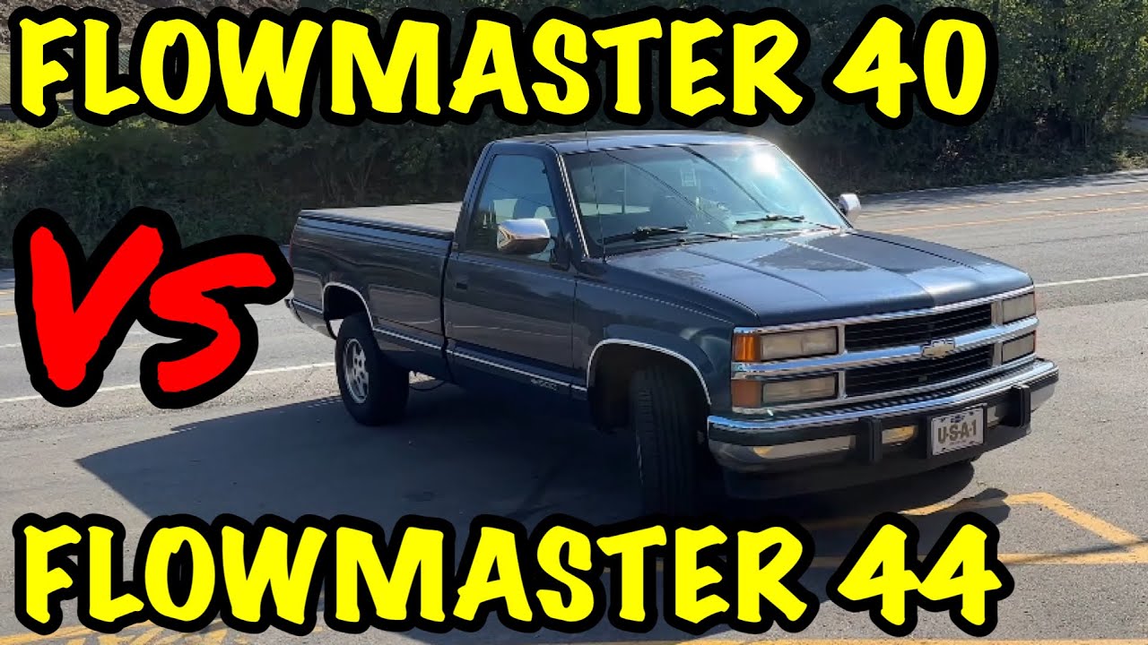 Chevy 1500 5.7L V8 (350): FLOWMASTER 40 против FLOWMATSER SUPER 44!