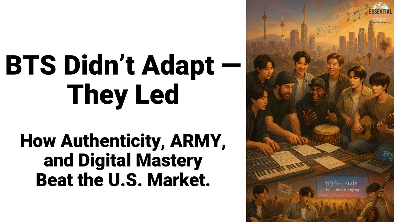 BTS Didn&rsquo;t Adapt &mdash; They Led the U.S. Market | K-Pop Global Strategy, Fanbase, Digital Success
