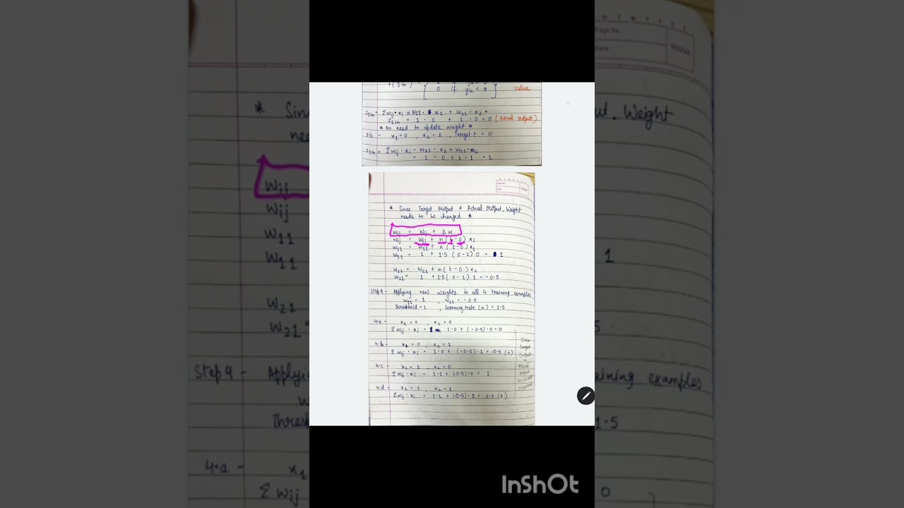 Implementation of XOR using Perceptron rule
