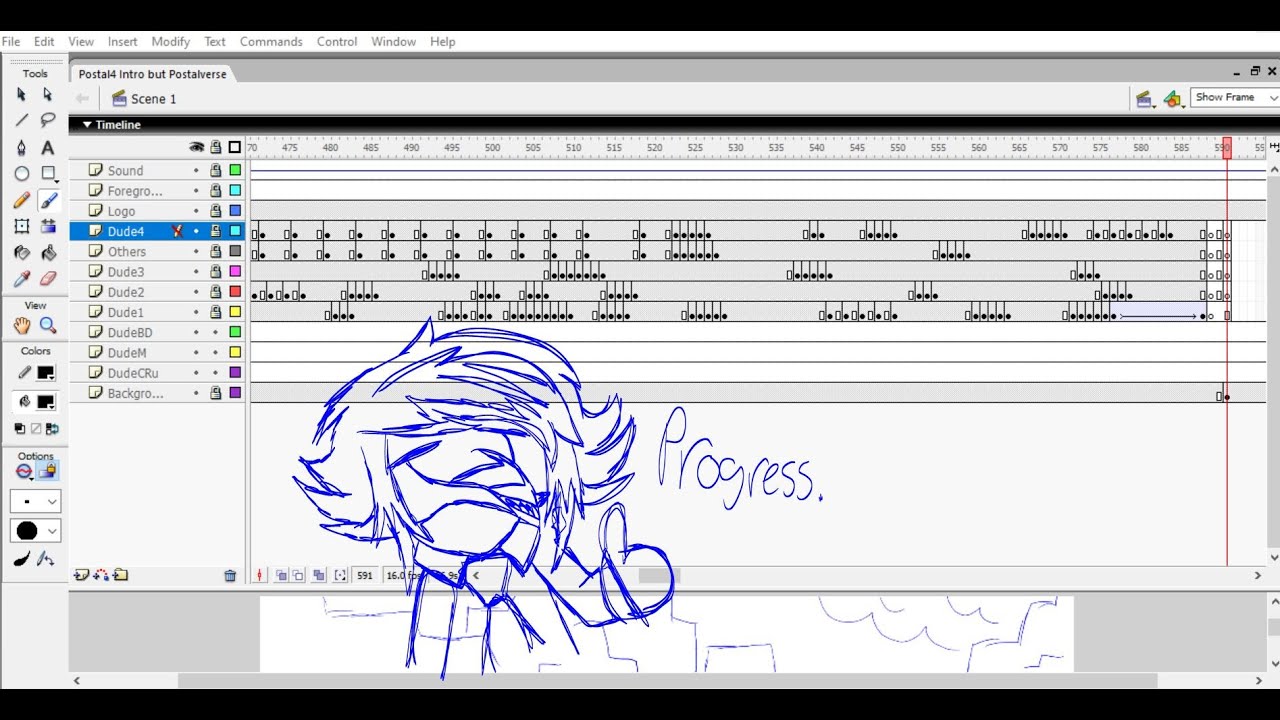 (Z.Q.) Animating Postalverse Filler (Spoilers, I think/Lost Connection in End)